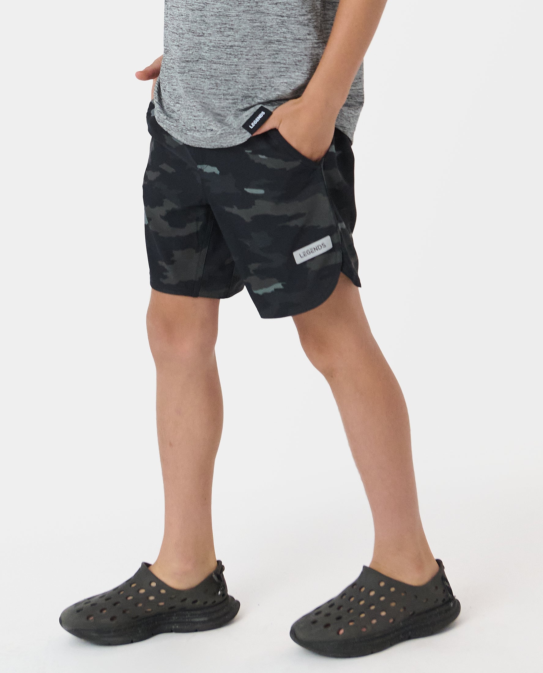 Little Legends Luka Short Black Camo