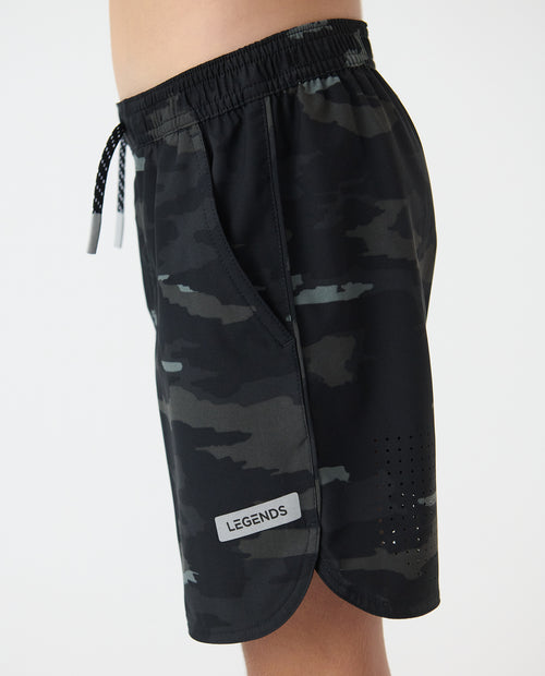 Little Legends Luka Short Black Camo