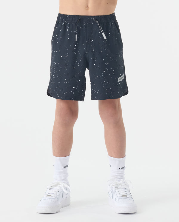 Little Legends Luka Short Black Splatter