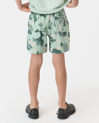 Little Legends Luka Short Distressed Camo Dusty Sage
