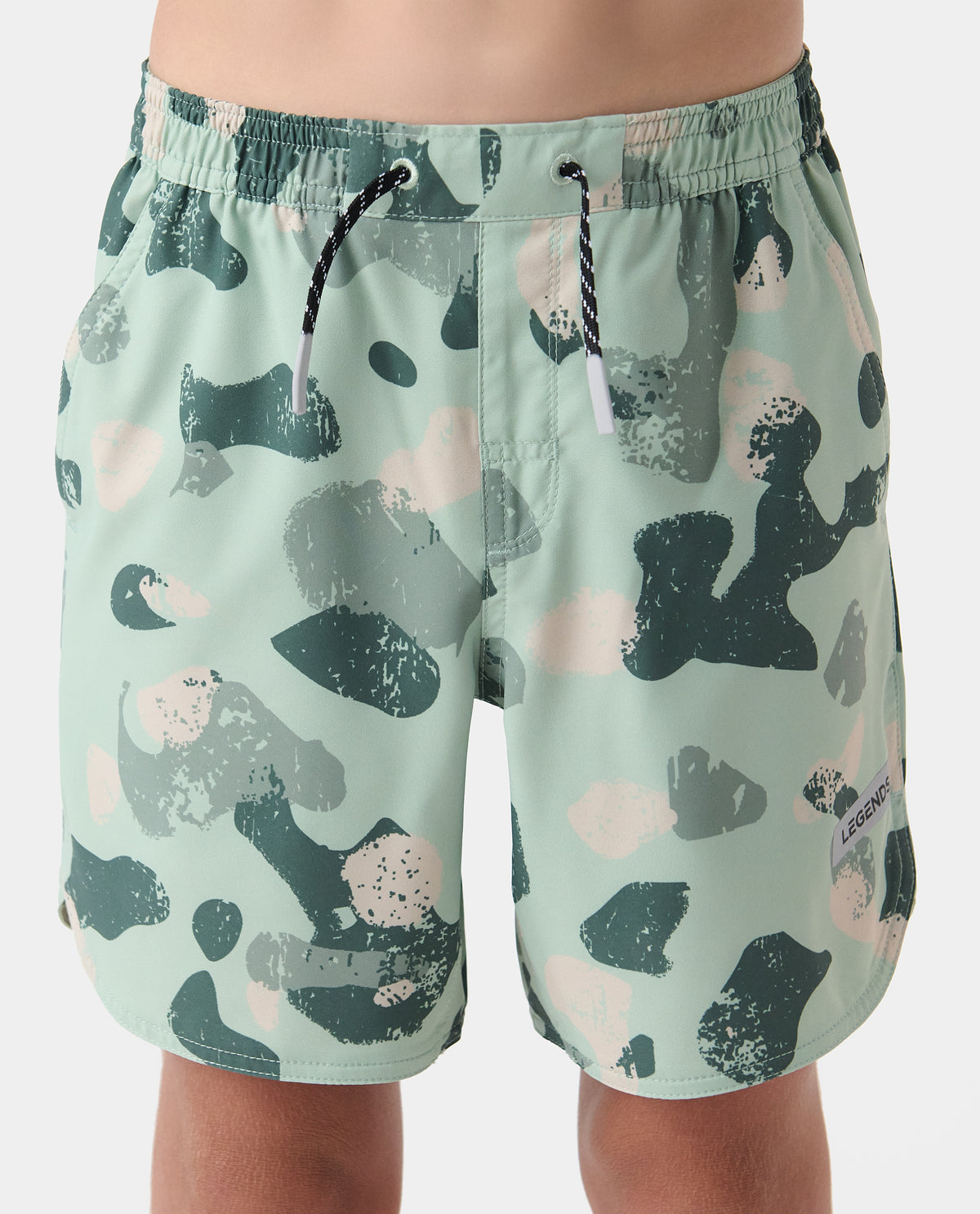 Little Legends Luka Short Distressed Camo Dusty Sage - 4