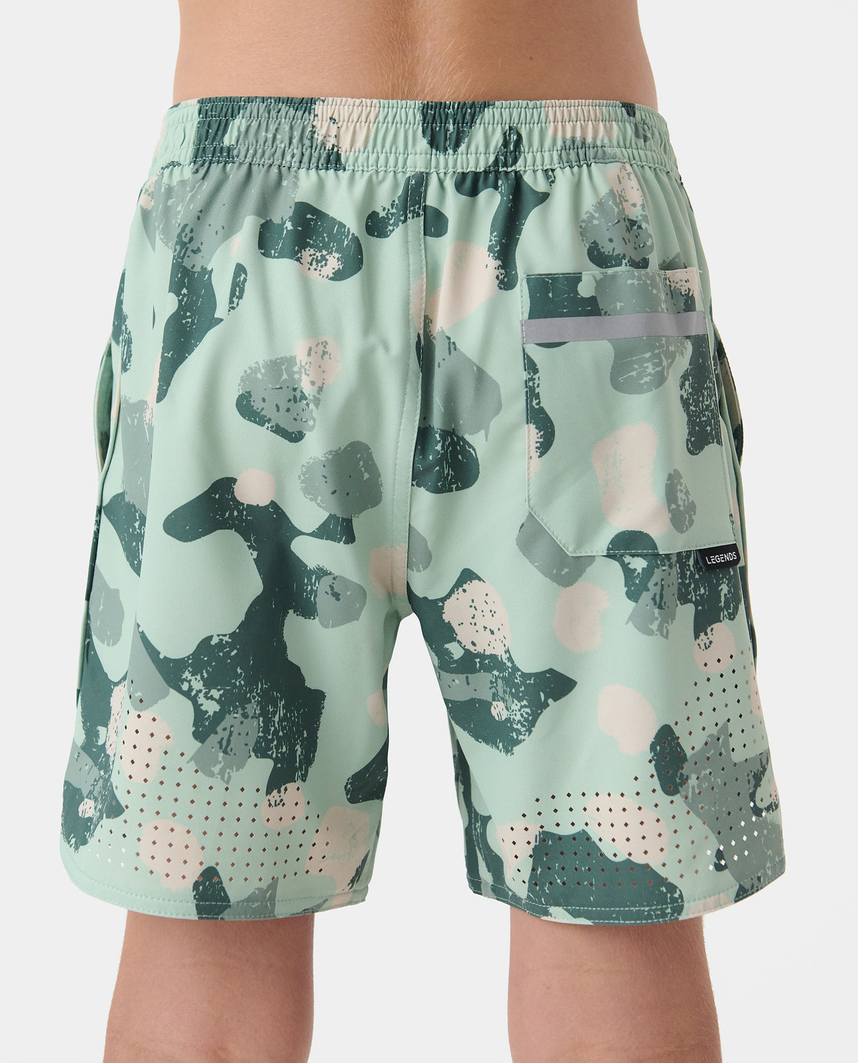 Little Legends Luka Short Distressed Camo Dusty Sage