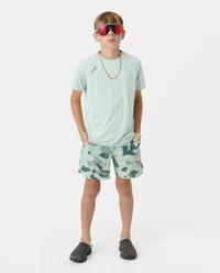 Little Legends Luka Short Distressed Camo Dusty Sage