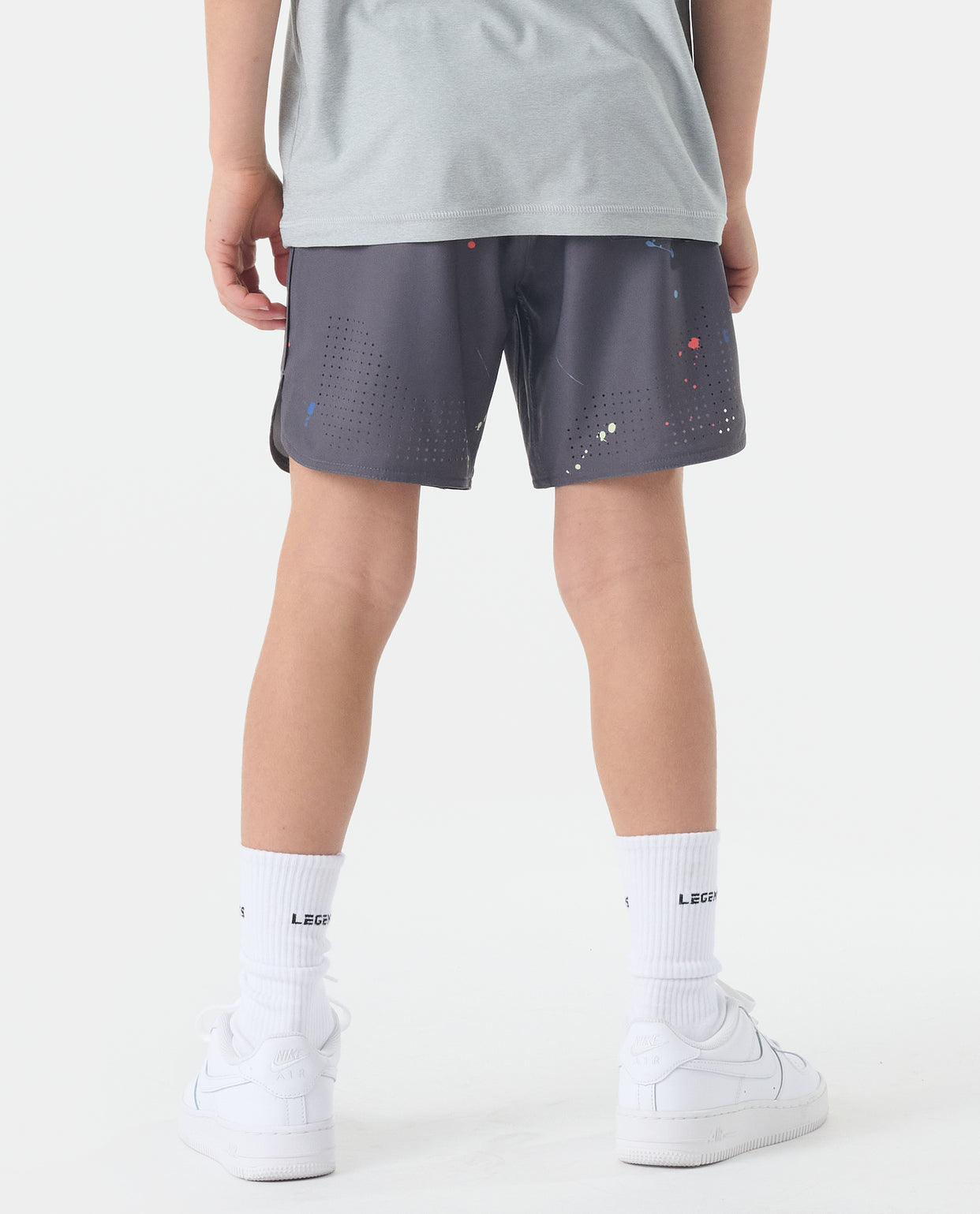 Little Legends Luka Short Charcoal Space Drip