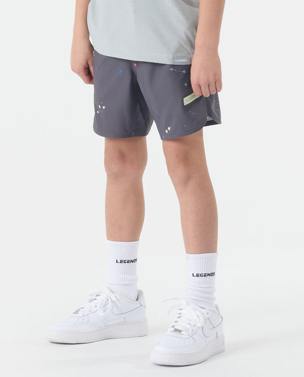 Little Legends Luka Short Charcoal Space Drip