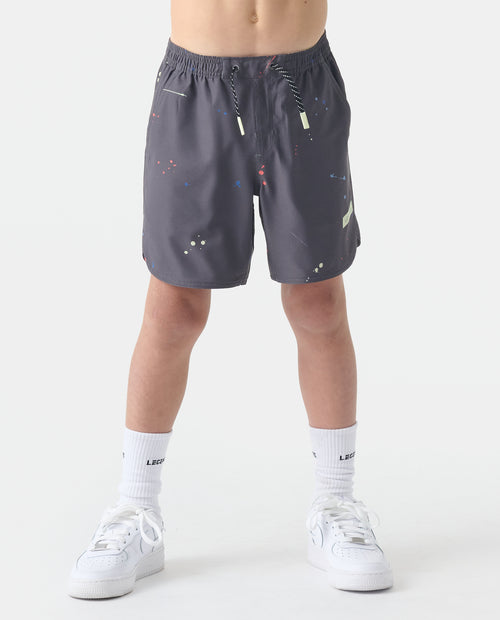 Little Legends Luka Short Charcoal Space Drip