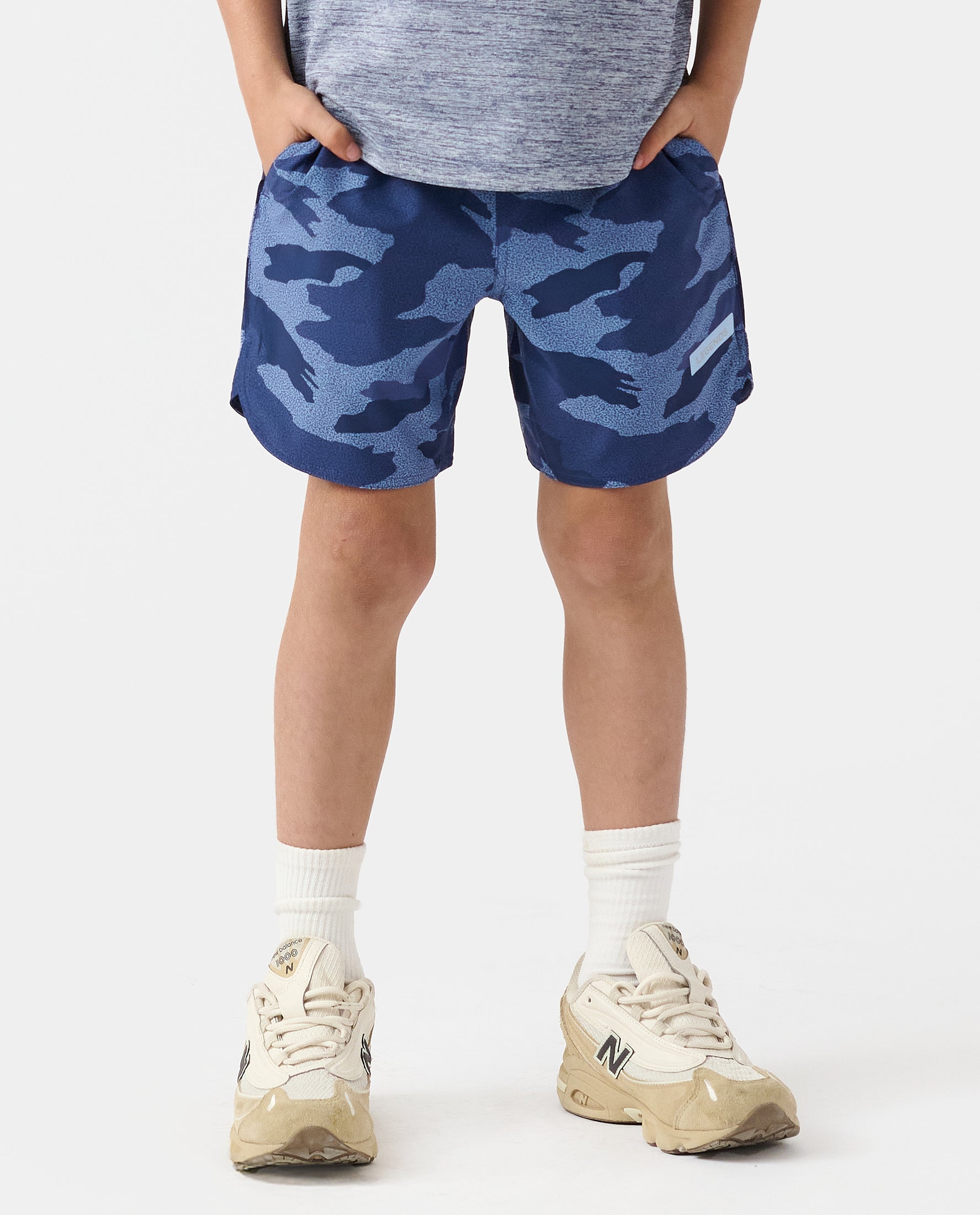 Little Legends Luka Short Static Camo Ocean
