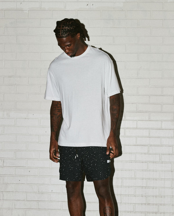 Luka Short Black Splatter