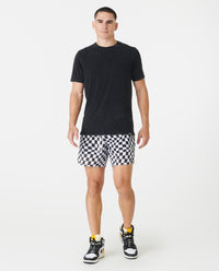 Luka Mesh Short Warped Checkers