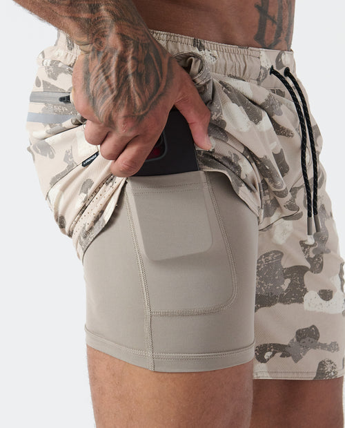 Luka HD Distressed Camo Taupe