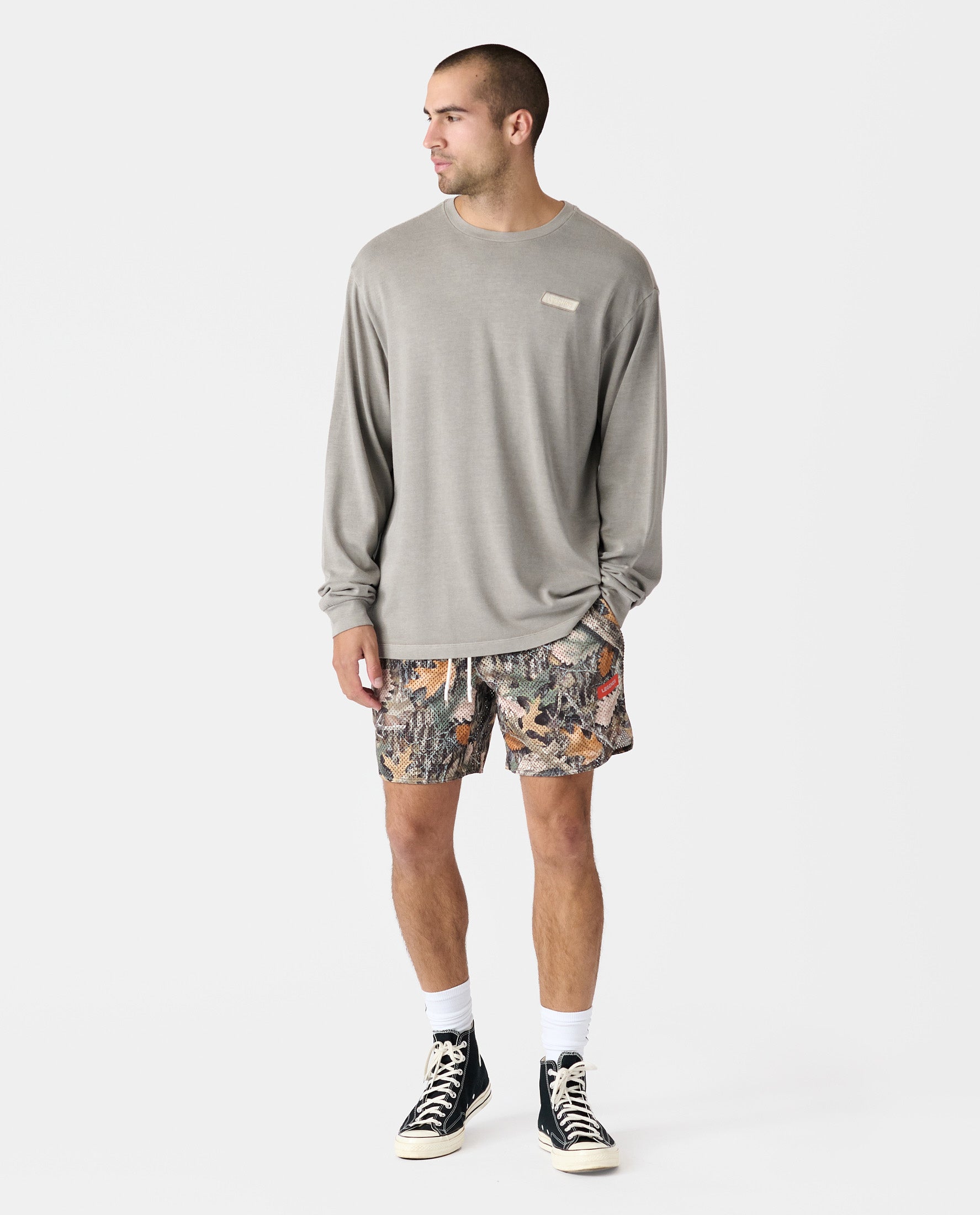 Luka Mesh Short Forest Camo