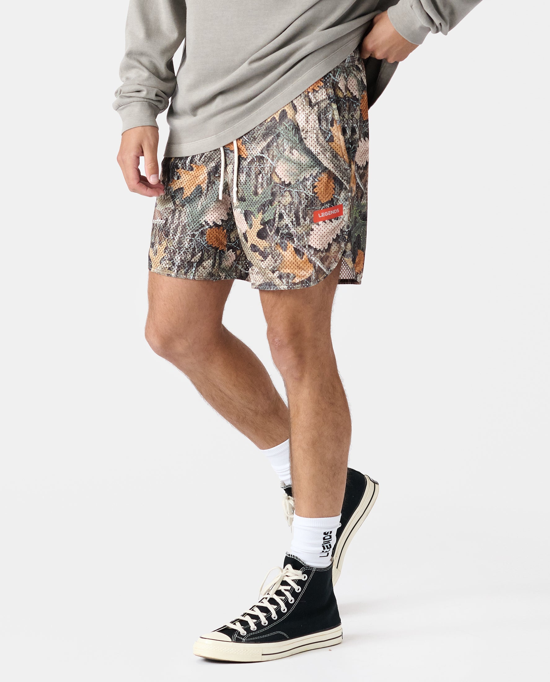 Luka Mesh Short Forest Camo