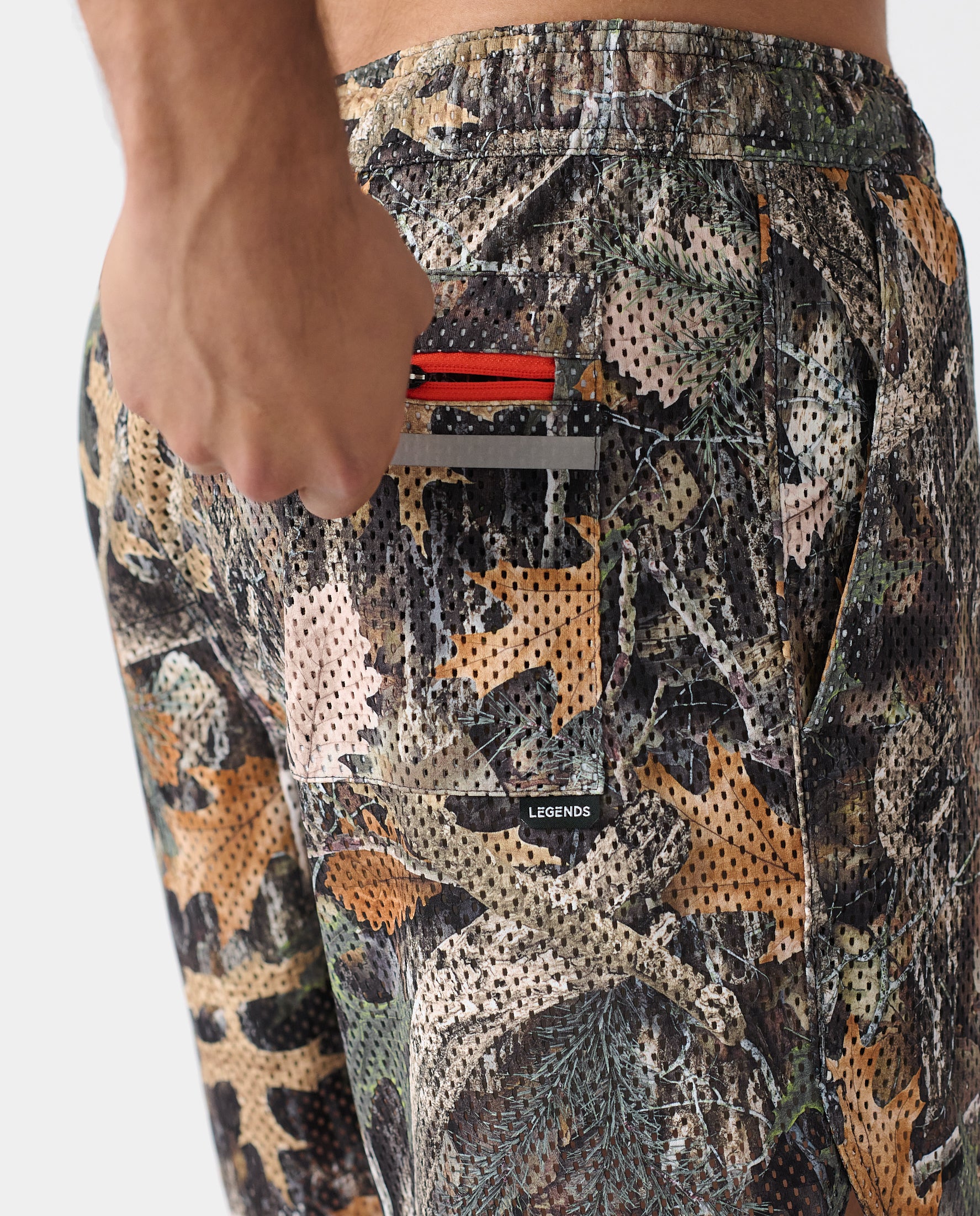Luka Mesh Short Forest Camo
