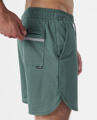 Luka Mesh Short Hunter Green