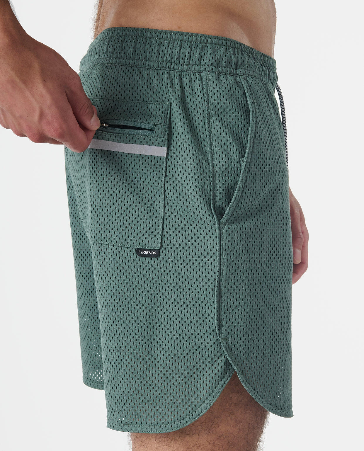 Luka Mesh Short Hunter Green