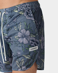 Luka Mesh Short Vintage Floral Nightshadow