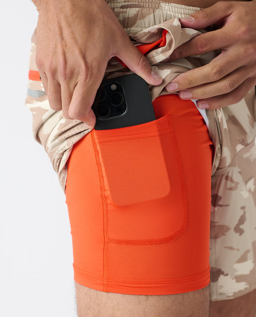 Luka Short Camel Camo