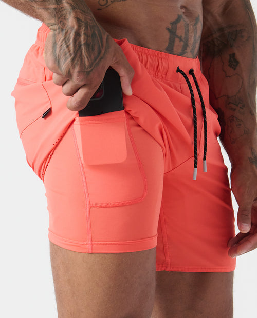 Luka Short Coral Burst