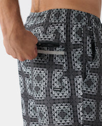 Luka Short Crochet Squares Charcoal