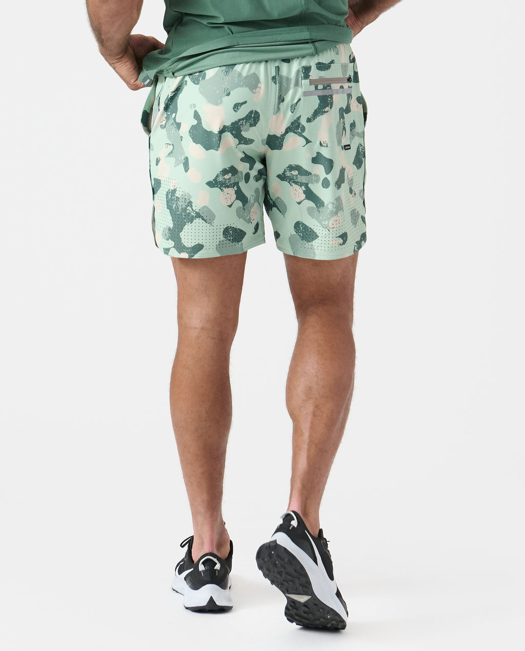 Luka Short Distressed Camo Dusty Sage