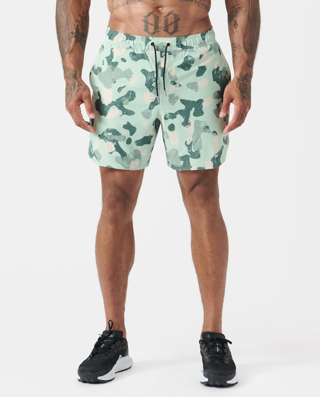 Luka Short Distressed Camo Dusty Sage