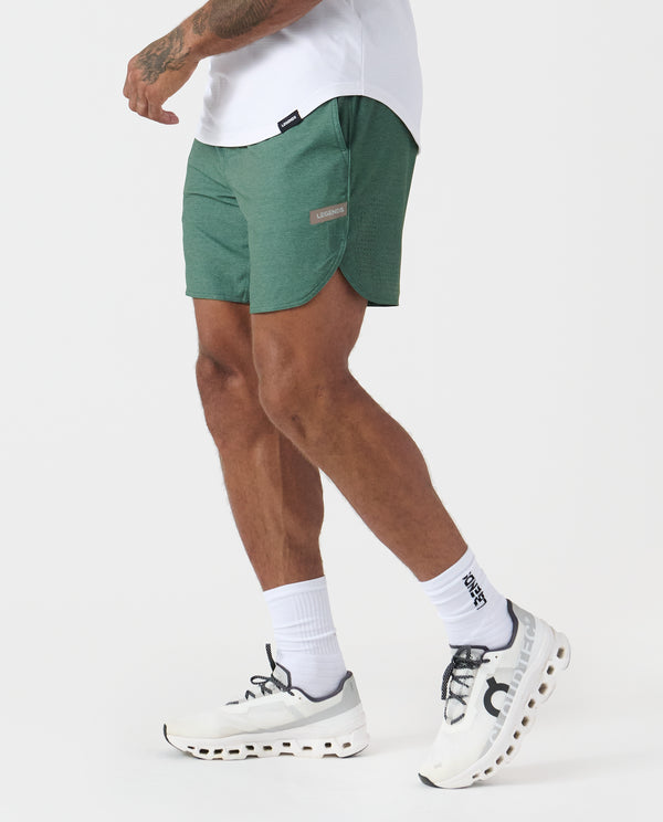 Luka Short Hunter Green Heather
