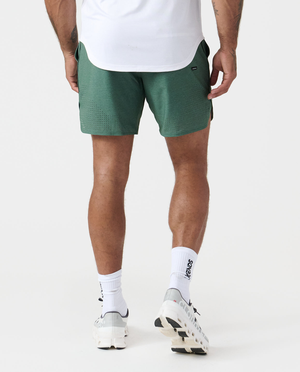 Luka Short Hunter Green Heather