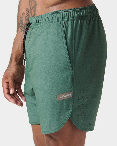 Luka Short Hunter Green Heather