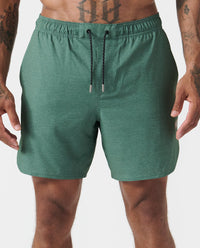 Luka Short Hunter Green Heather