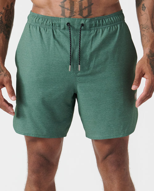Luka Short Hunter Green Heather