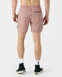 Luka Short Micro Warped Checkers Ember