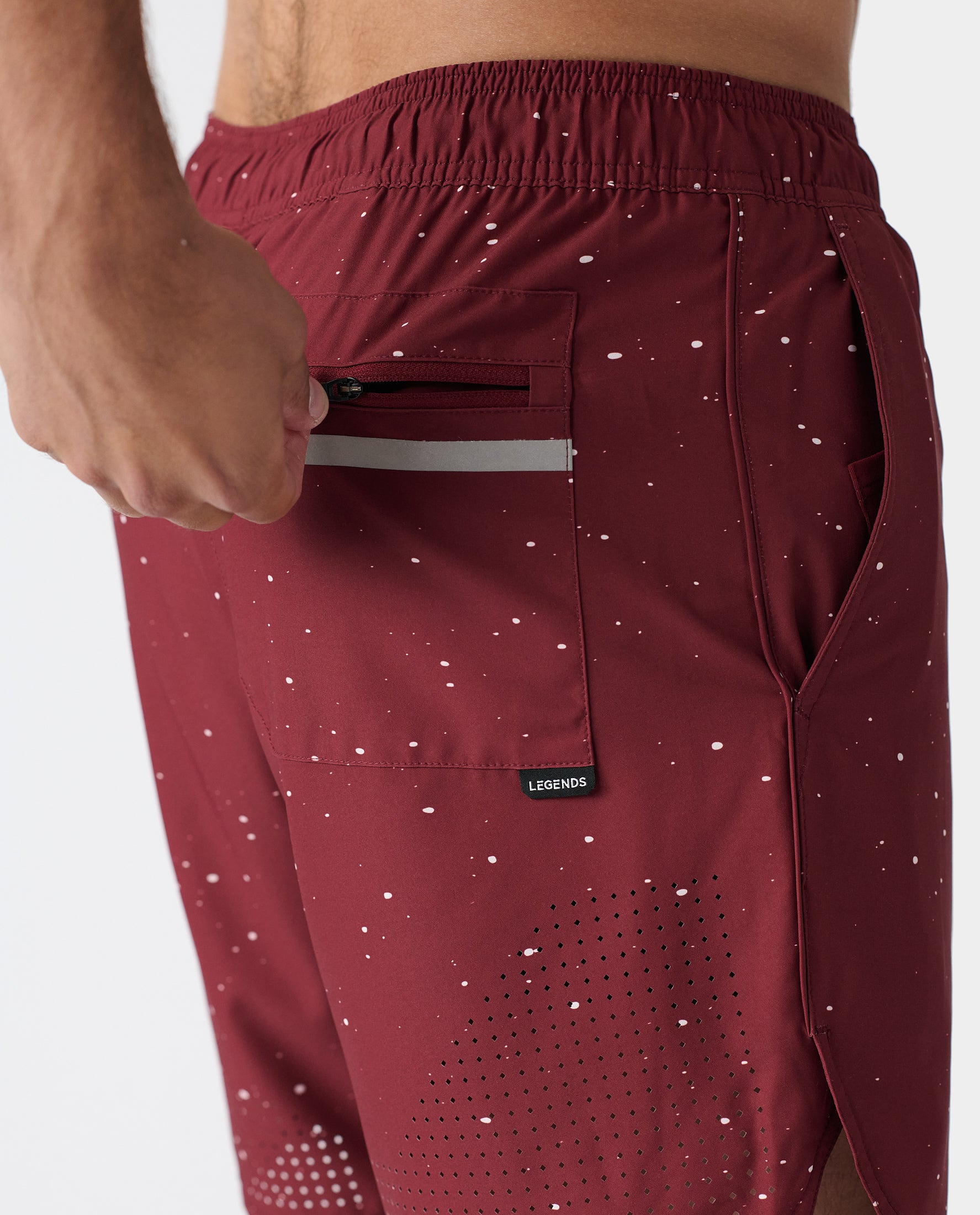 Luka Short Ruby Splatter