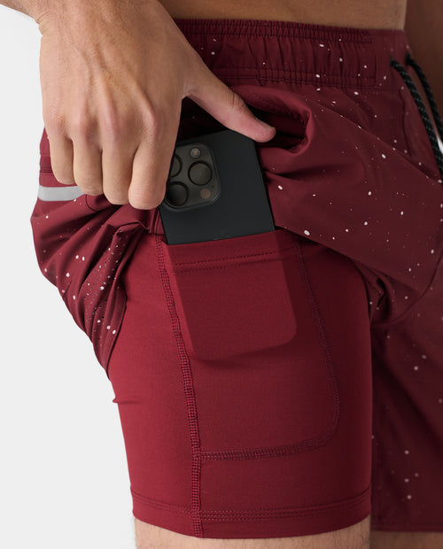 Luka Short Ruby Splatter