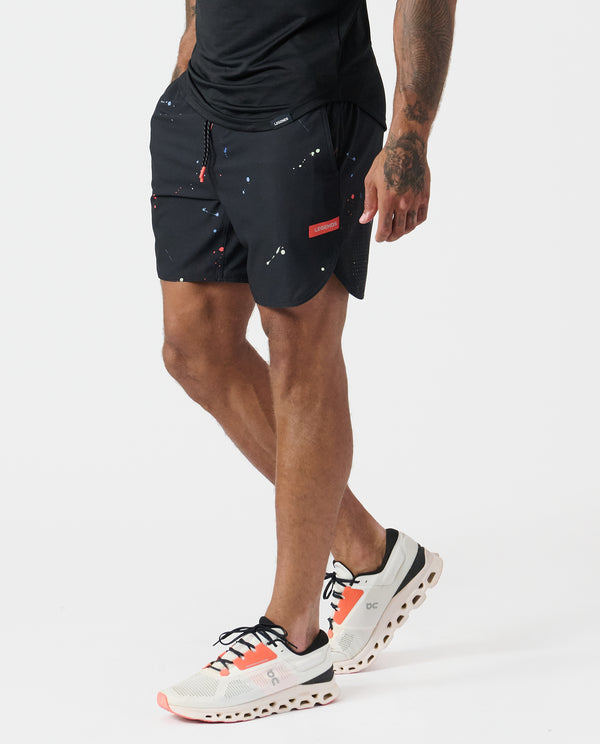 Luka Short Coral Burst Space Drip