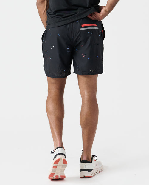 Luka Short Coral Burst Space Drip