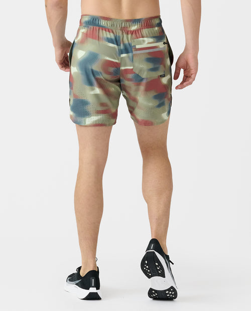 Luka Short Wavy Camo Thyme
