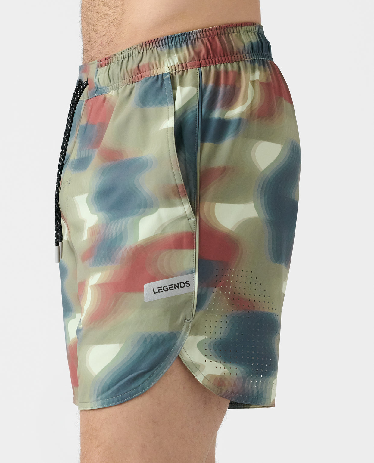 Luka Short Wavy Camo Thyme