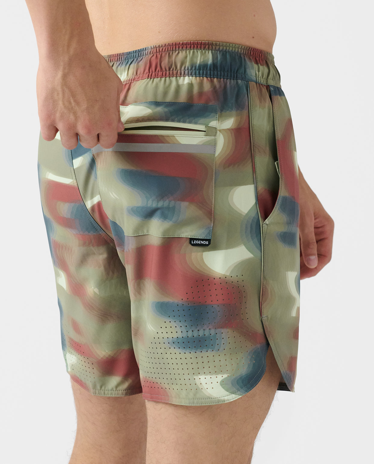Luka Short Wavy Camo Thyme