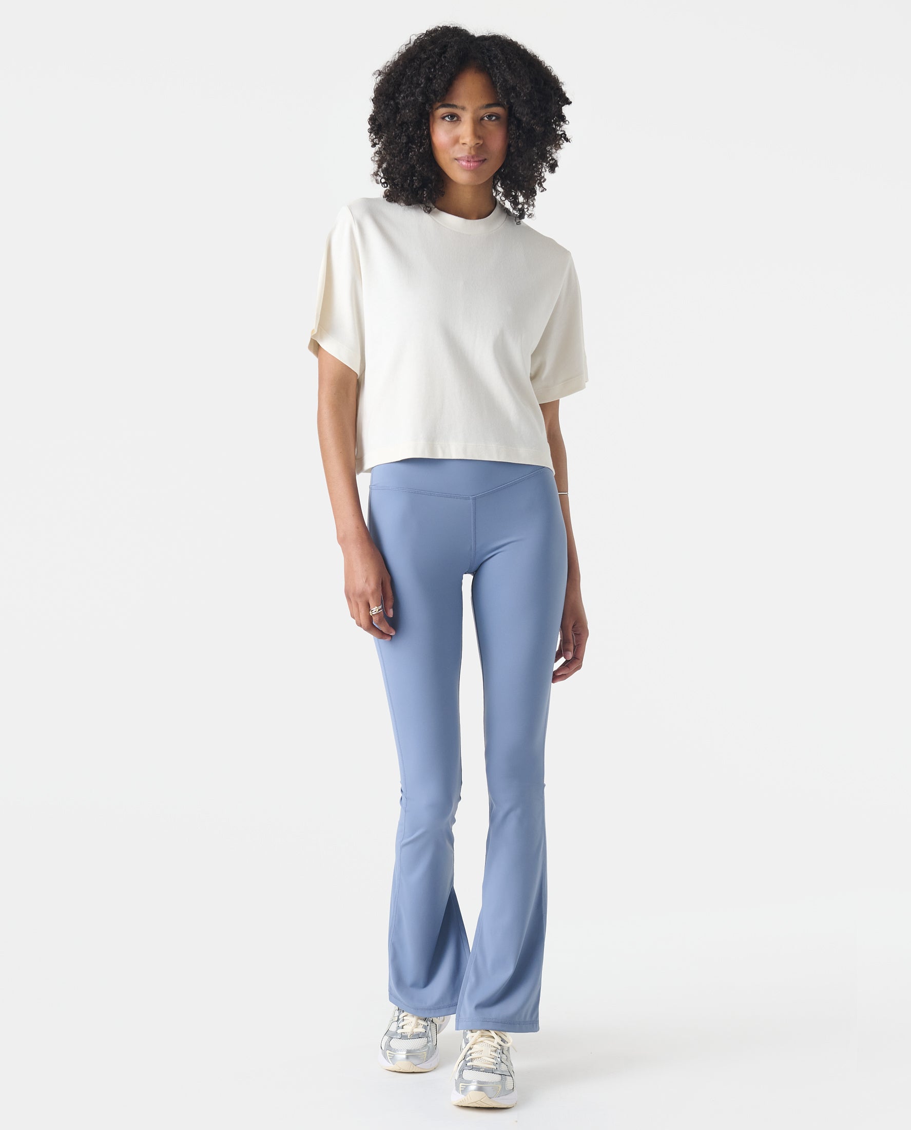 Milo Cropped Tee Bone