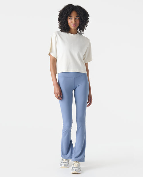 Milo Cropped Tee Bone