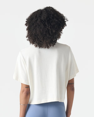Milo Cropped Tee Bone - 3