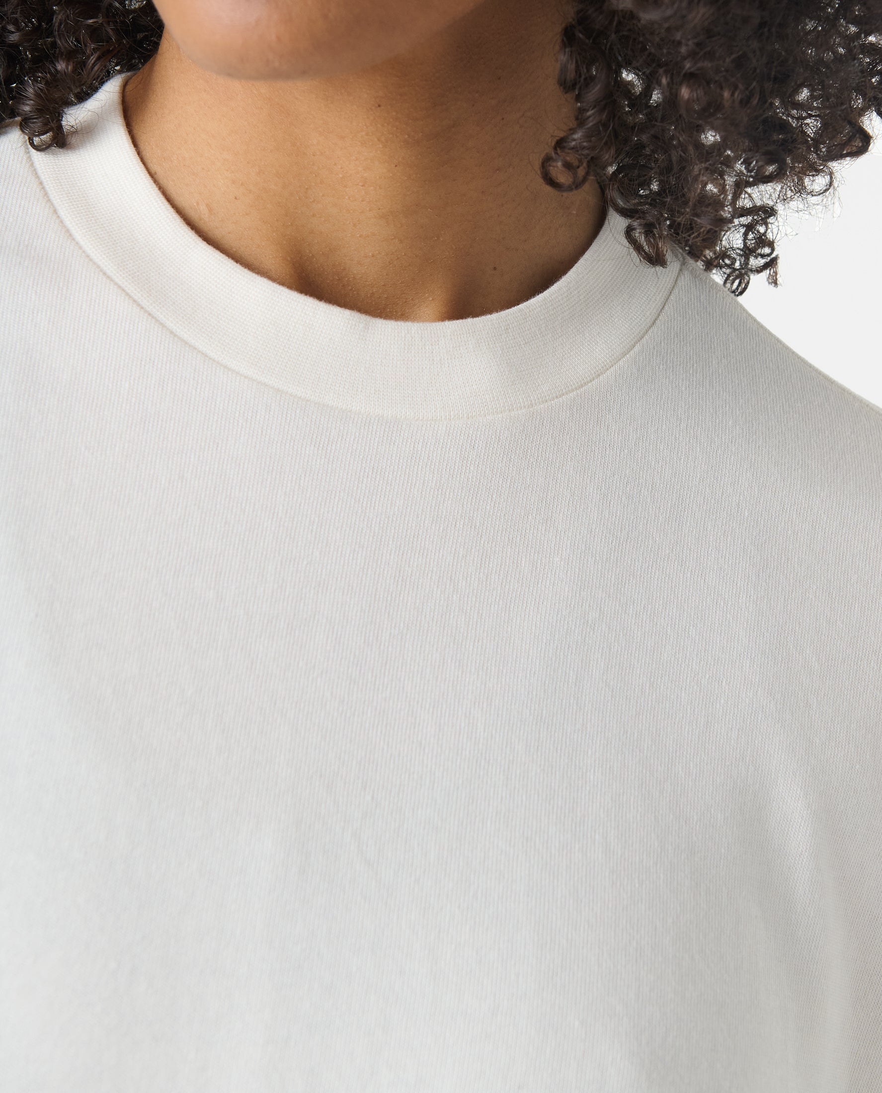 Milo Cropped Tee Bone