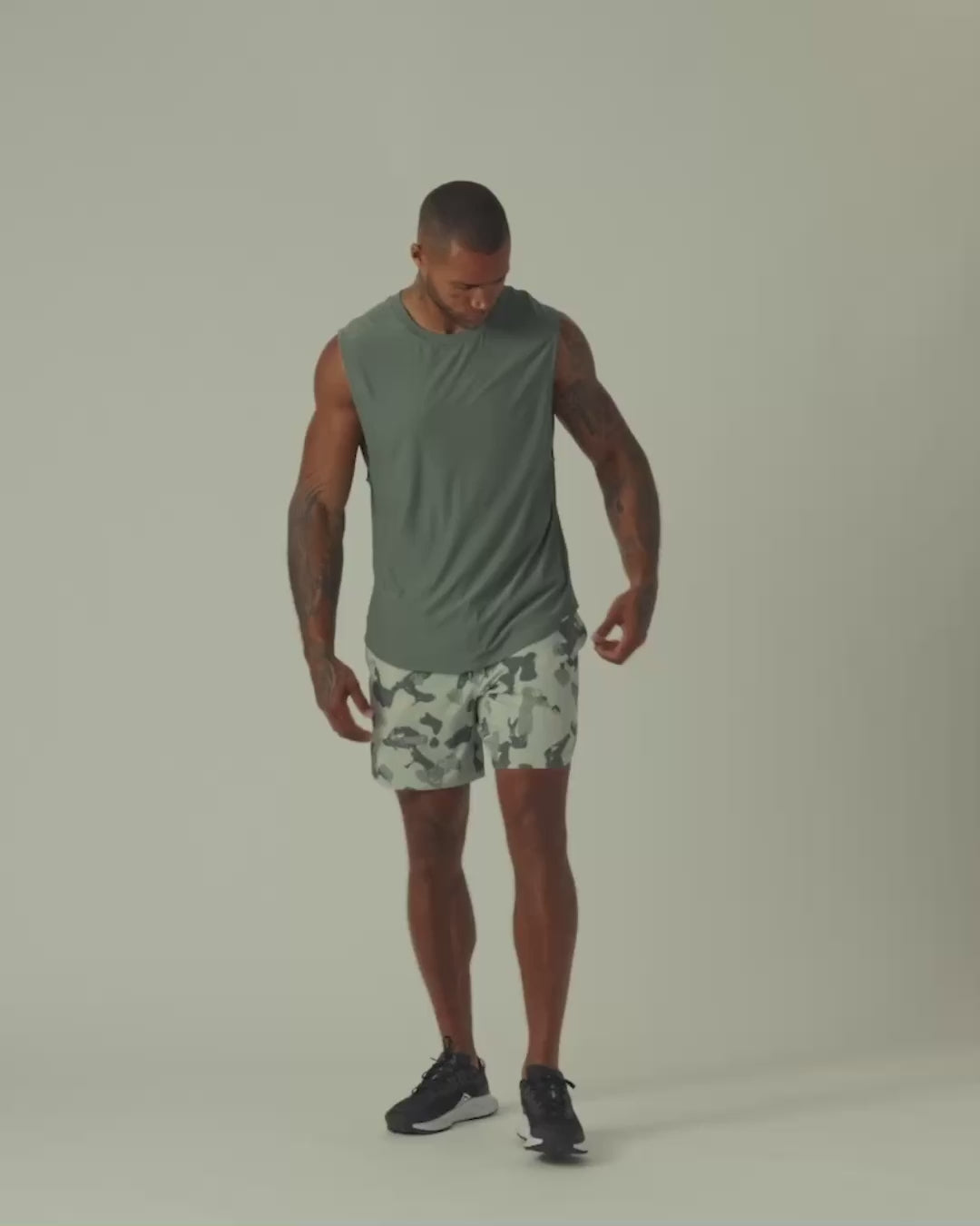 Circuit Tank Heather Gray