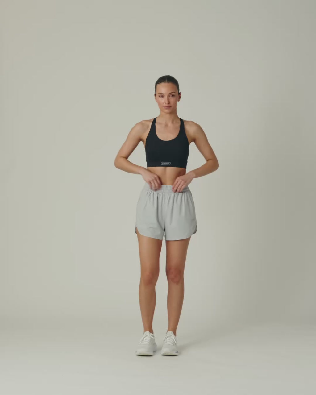 Leni Short Light Gray Heather - 2