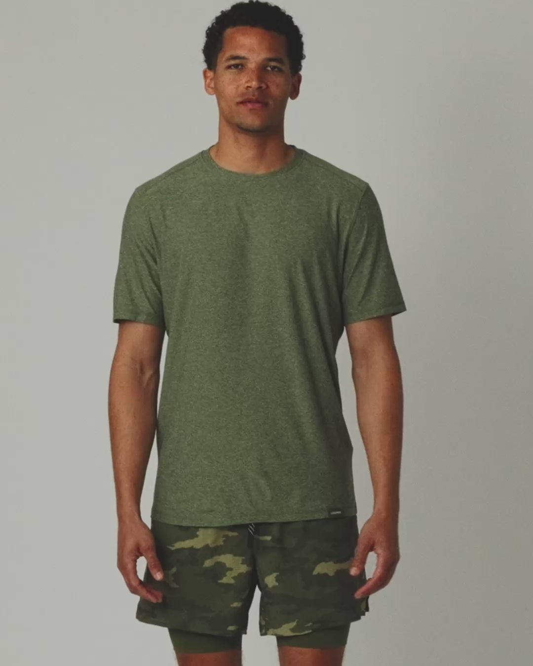 Aire Tee Cypress Heather - 7