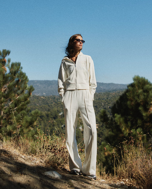 Rylie Full-Zip Sweatshirt Bone