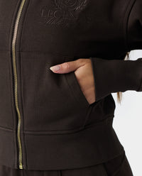 Rylie Full-Zip Sweatshirt Java