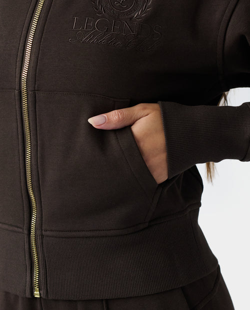 Rylie Full-Zip Sweatshirt Java