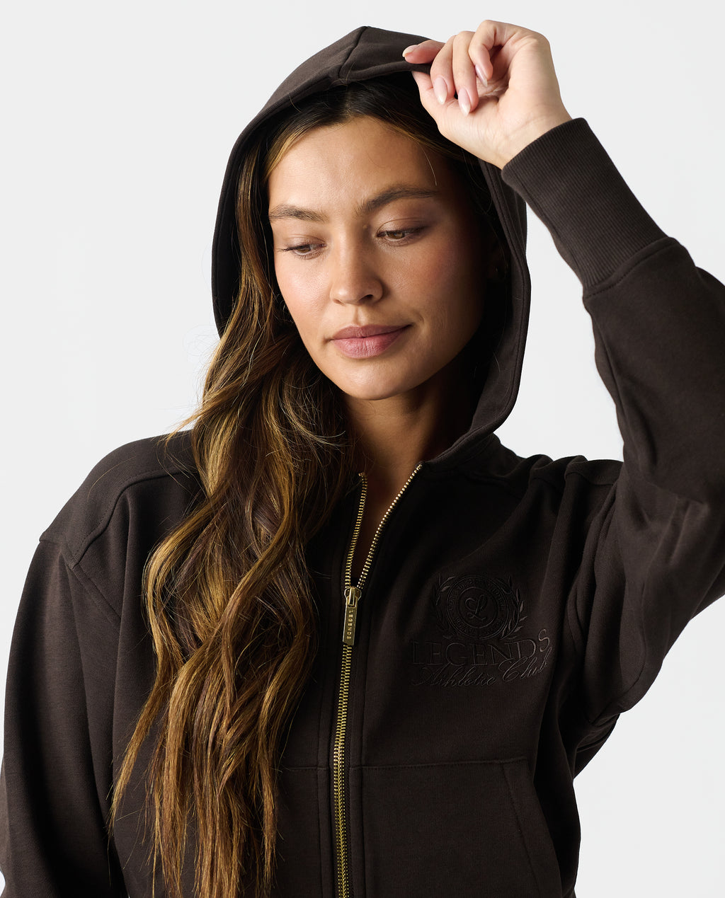 Rylie Full-Zip Sweatshirt Java