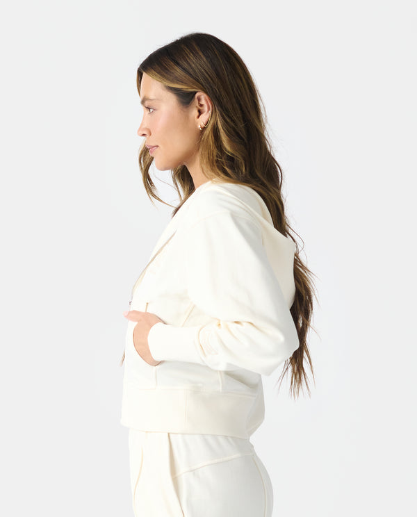 Rylie Full-Zip Sweatshirt Bone